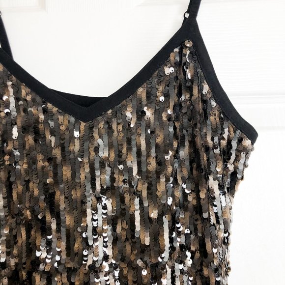 GUESS Sequin Party Club Cami Sparkle - Picture 4 of 5